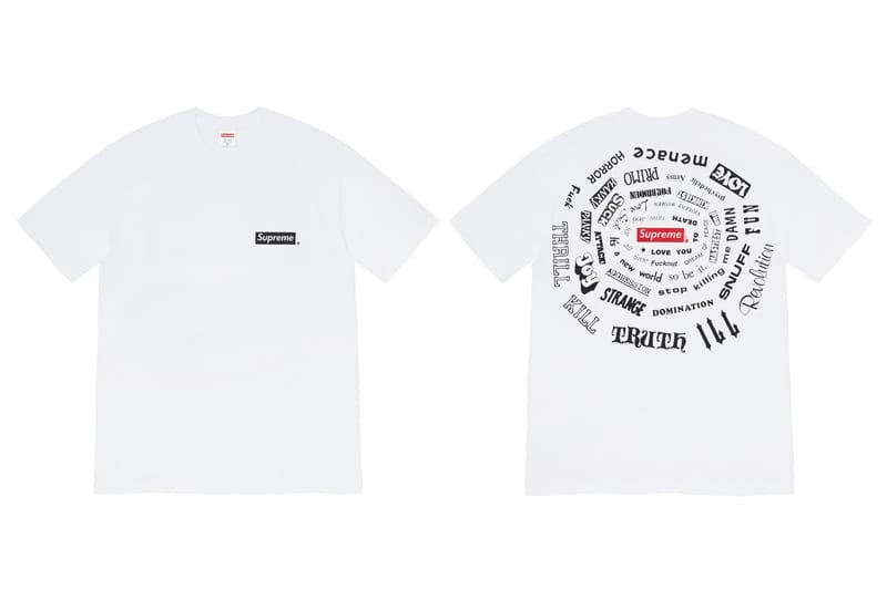 Supreme 2021 春夏 T-Shirt 系列正式發佈