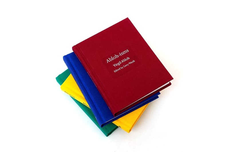Virgil Abloh 全新書籍《Abloh-isms》現已開放預購