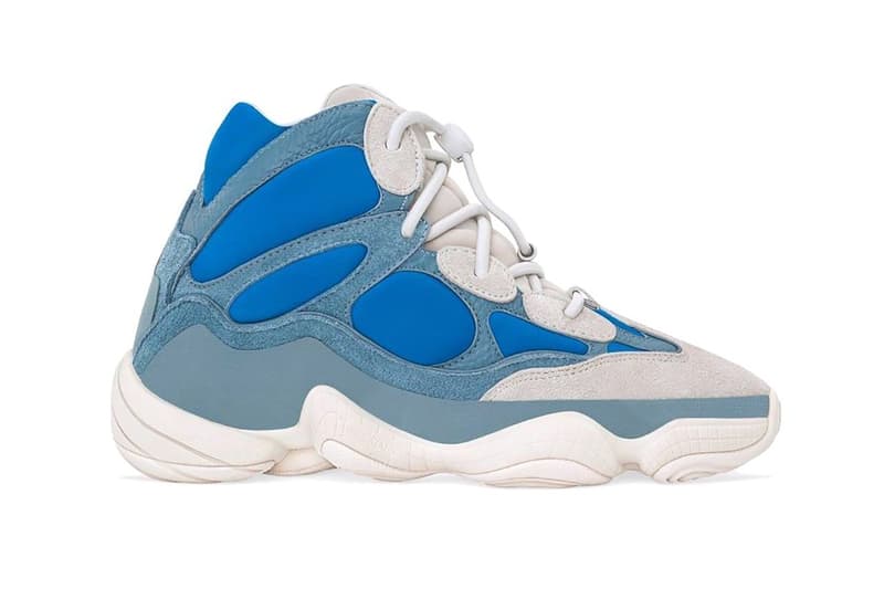 adidas YEEZY 500 High 最新配色「Frosted Blue」率先登場