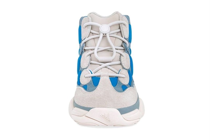 adidas YEEZY 500 High 最新配色「Frosted Blue」率先登場