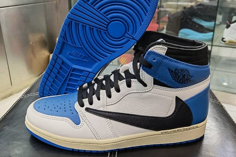 率先近賞 fragment design x Travis Scott x Air Jordan 1 三方聯名鞋款