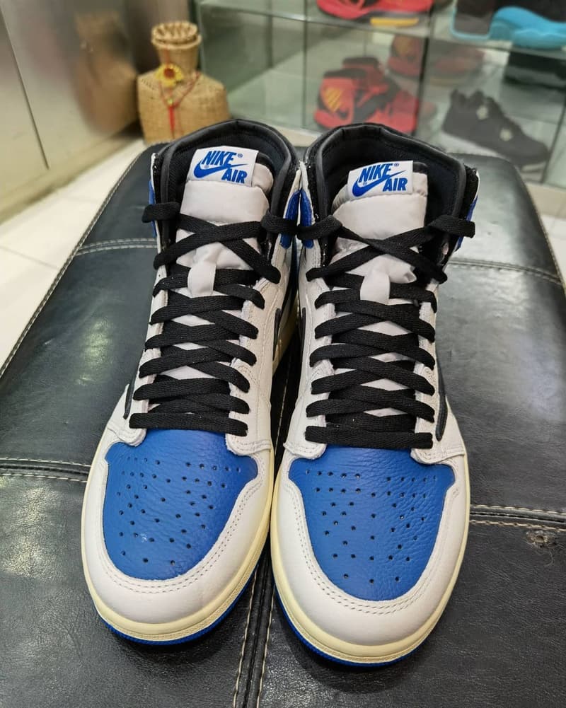率先近賞 fragment design x Travis Scott x Air Jordan 1 三方聯名鞋款
