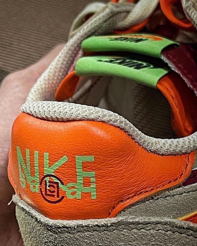 sacai x CLOT x Nike LDWaffle 最新三方聯名實鞋率先曝光