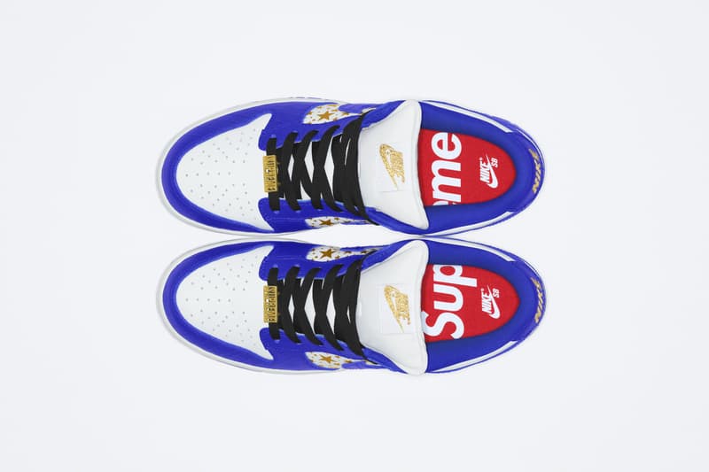 Supreme x Nike SB Dunk Low 全新聯乘系列鞋款正式發佈