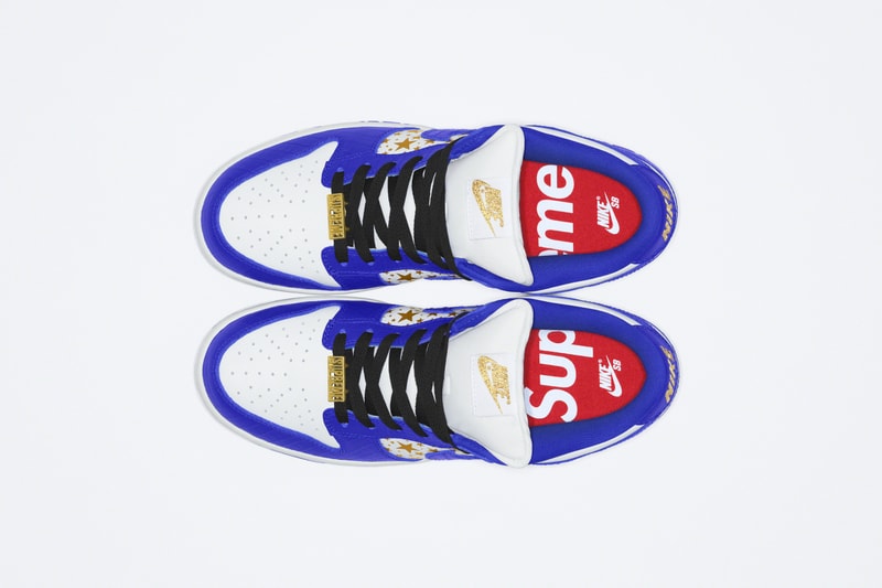 Supreme x Nike SB Dunk Low 全新聯乘系列鞋款正式發佈