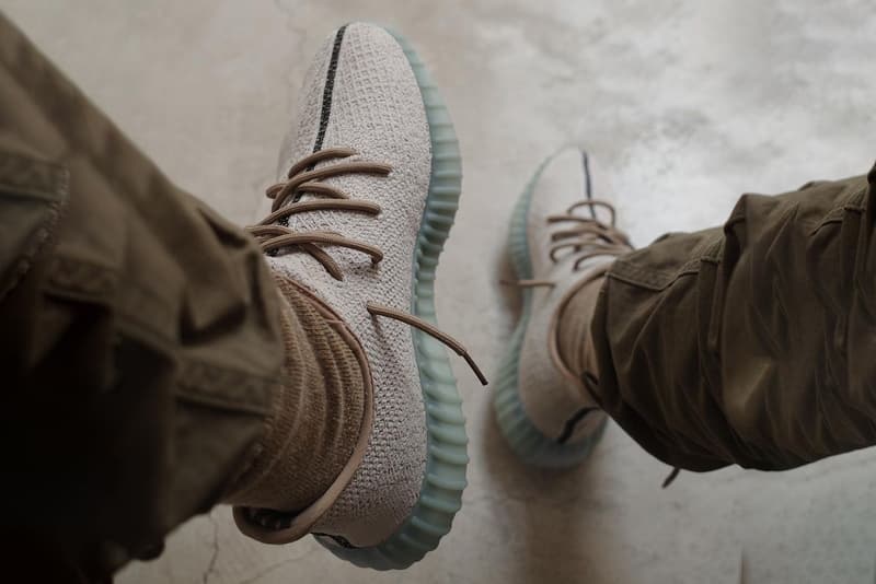 率先預覽 YEEZY BOOST 350 V2 最新配色「Leaf」實著圖輯