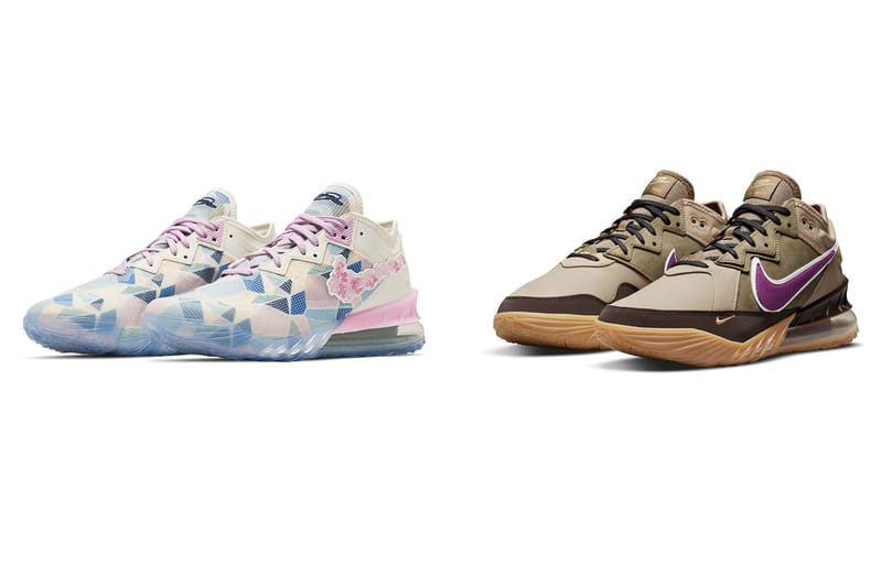 atmos x Nike LeBron 18 Low 最新聯名鞋款「Viotech」、「Sakura」正式登場