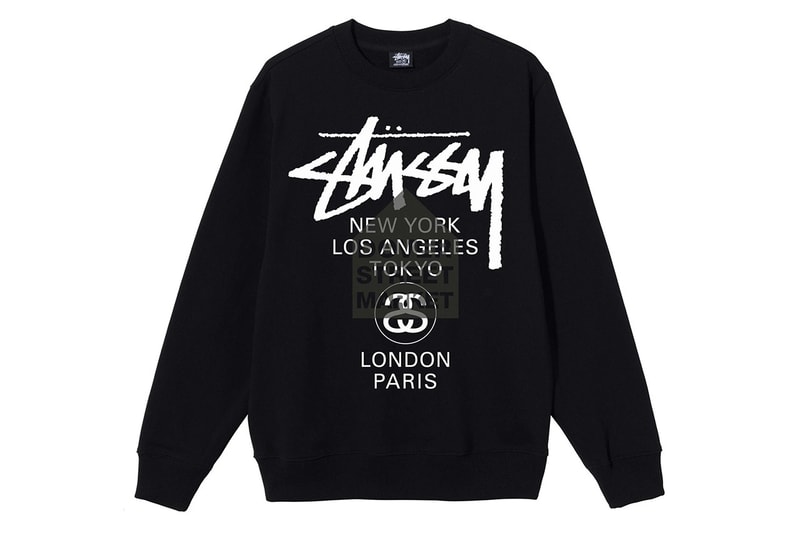 Stüssy x Dover Street Market 全新「World Tour」系列上架
