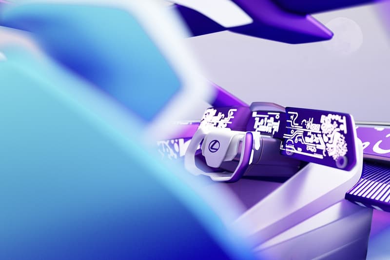 雷克萨斯邀请艺术家 Ondrej Zunka 为 LF-Z 电动概念车设计虚拟内饰