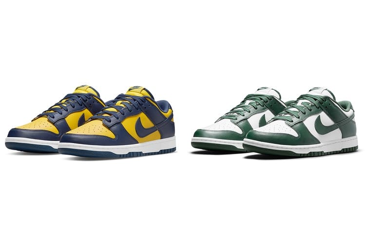Nike Dunk Low 全新配色「Michigan」、「Team Green」發售情報公佈