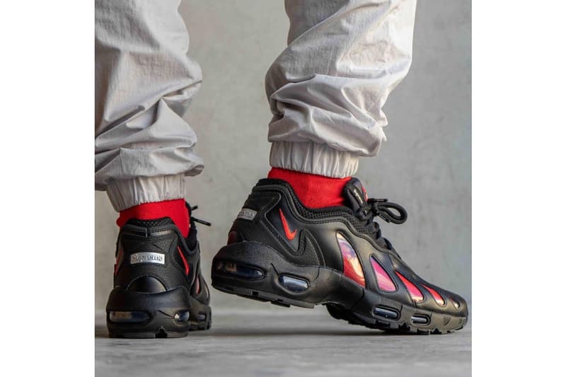 率先預覽 Supreme x Nike Air Max 96「Black」全新聯乘鞋款上腳圖輯