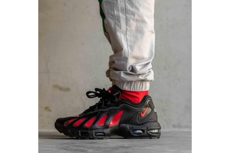 率先預覽 Supreme x Nike Air Max 96「Black」全新聯乘鞋款上腳圖輯