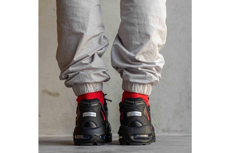 率先預覽 Supreme x Nike Air Max 96「Black」全新聯乘鞋款上腳圖輯