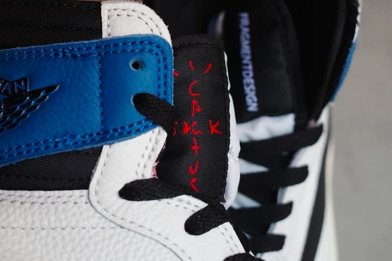 Travis Scott x fragment x Air Jordan 1 High OG「Military Blue」三方聯乘大作實著圖輯