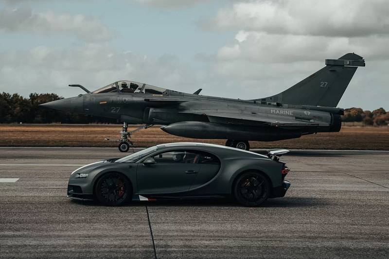 Bugatti 揭示全新 Chiron Sport 別注車型與噴射機直線加速對決片段