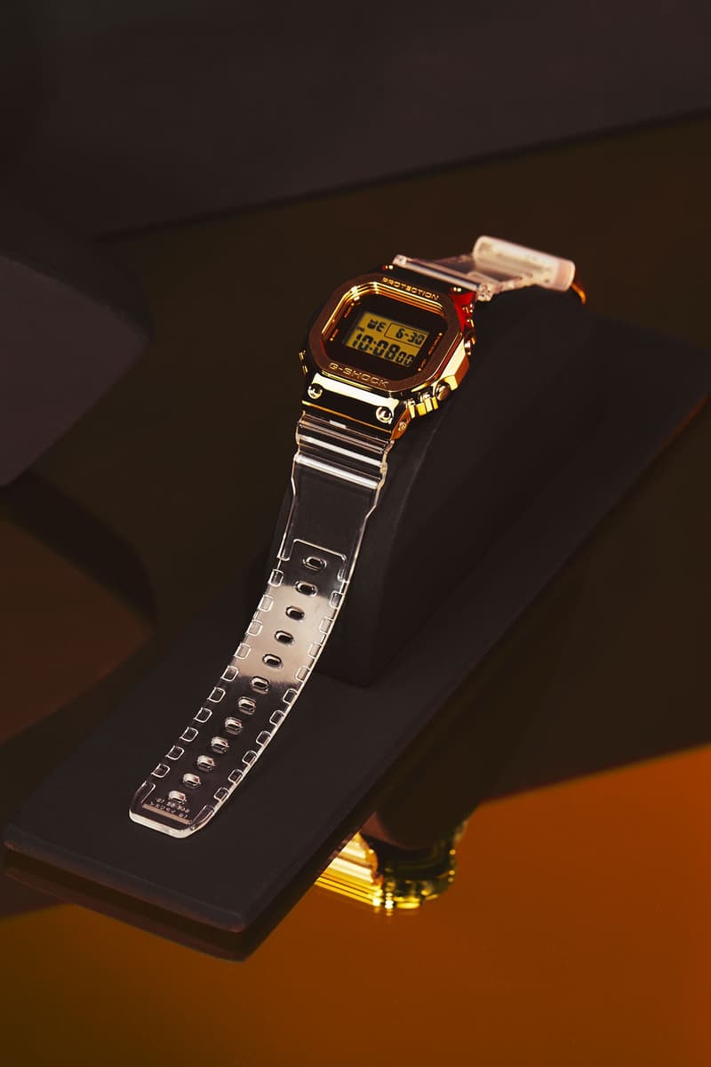 G-SHOCK 不锈钢表盘系列「Skeleton Gold」发布