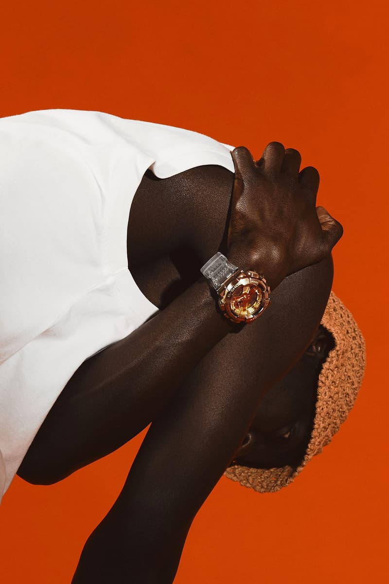 G-SHOCK 不锈钢表盘系列「Skeleton Gold」发布