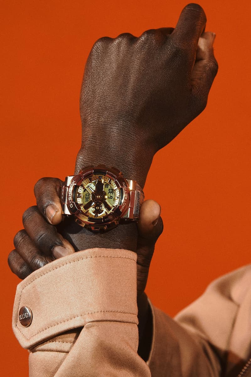 G-SHOCK 不锈钢表盘系列「Skeleton Gold」发布