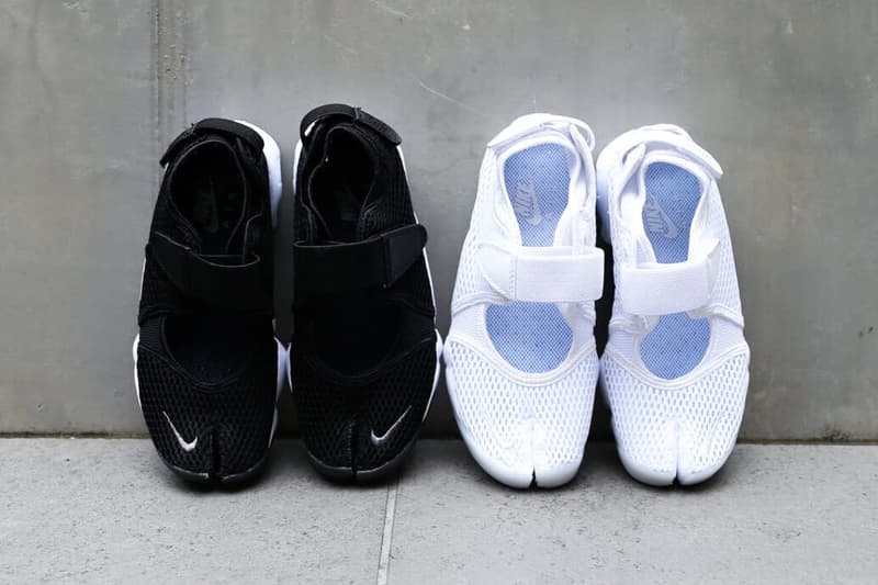 Nike Air Rift 經典黑魂、純白配色版本正式回歸