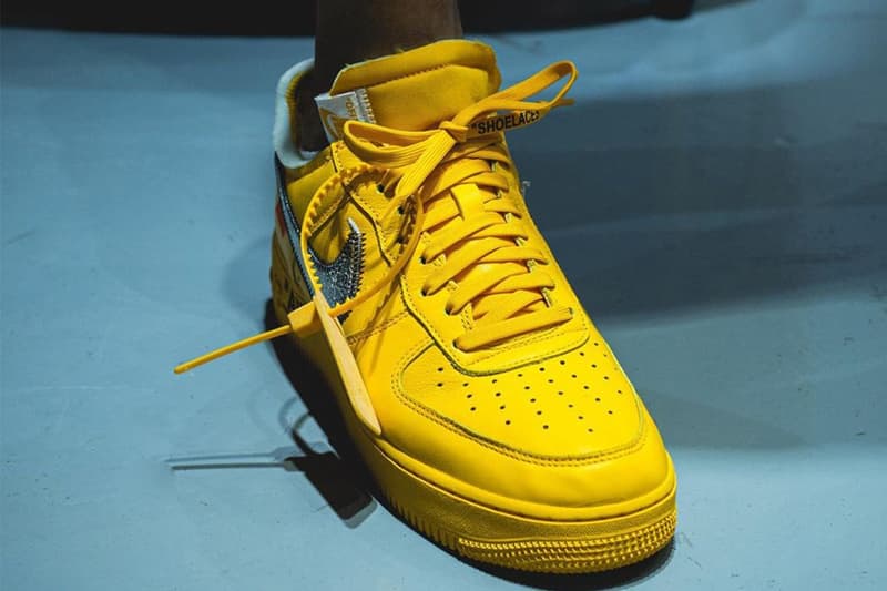 率先預覽 Off-White™ x Nike Air Force 1 最新配色「University Gold」