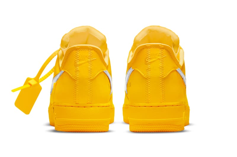 Off-White™ x Nike Air Force 1 最新配色「University Gold」正式登場