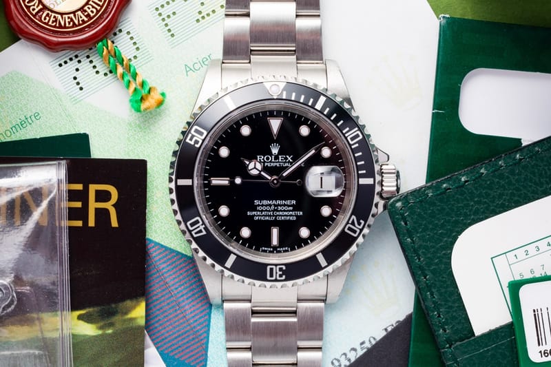 Russell Crowe 配戴之 Rolex Submariner ref. 16610 錶款進行出售