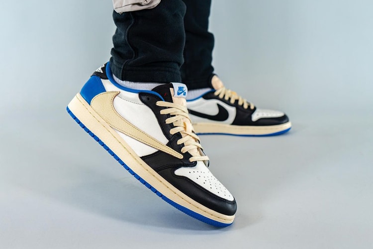 再度近賞 Travis Scott x fragment design x Air Jordan 1 Low 全新聯乘鞋款
