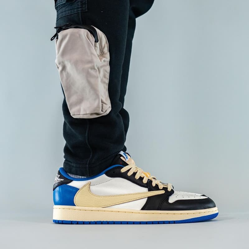 再度近賞 Travis Scott x fragment design x Air Jordan 1 Low 全新聯乘鞋款