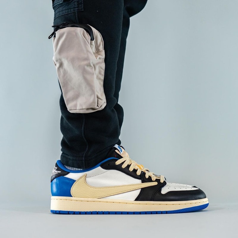 再度近賞 Travis Scott x fragment design x Air Jordan 1 Low 全新聯乘鞋款