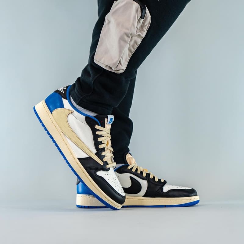 再度近賞 Travis Scott x fragment design x Air Jordan 1 Low 全新聯乘鞋款