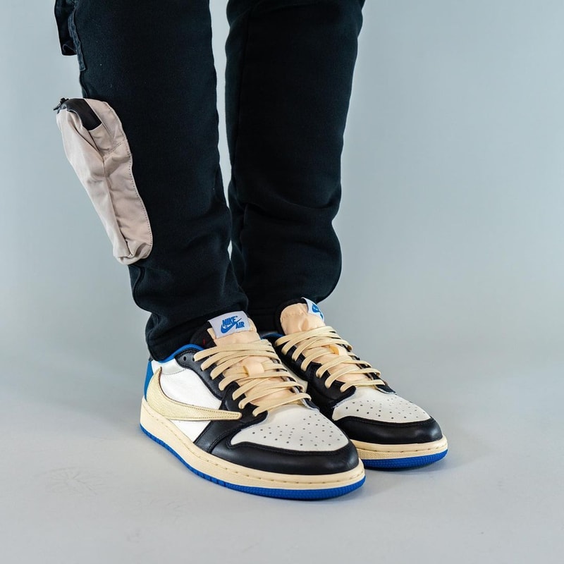 再度近賞 Travis Scott x fragment design x Air Jordan 1 Low 全新聯乘鞋款