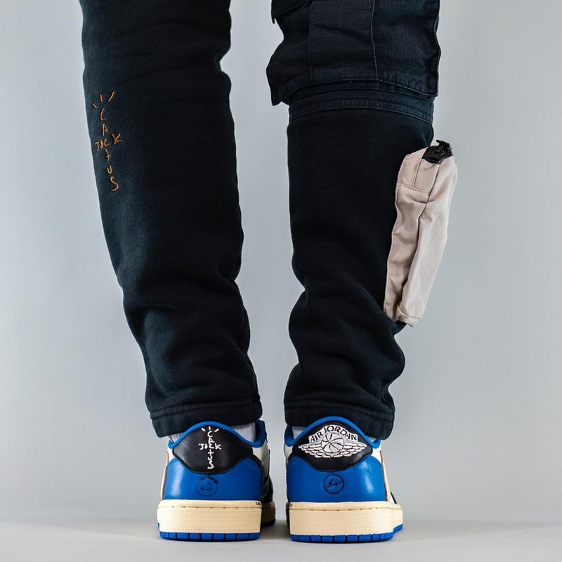 再度近賞 Travis Scott x fragment design x Air Jordan 1 Low 全新聯乘鞋款
