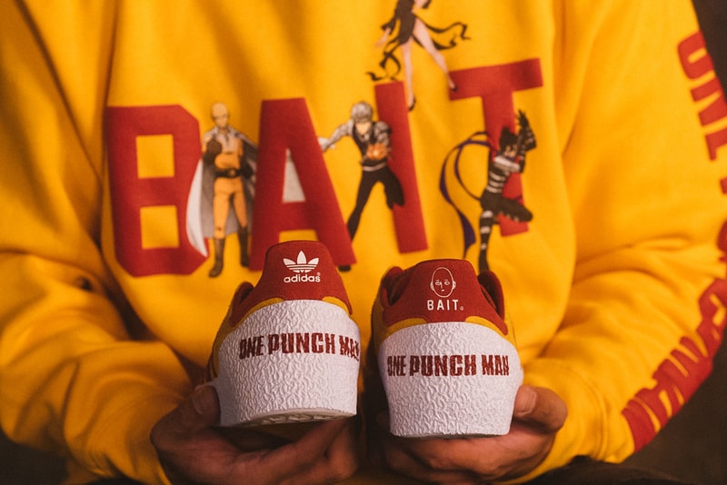 《一拳超人》x BAIT x adidas Original Montreal 76 三方联乘鞋款正式登场