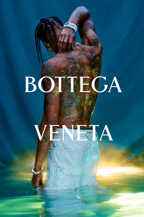 Travis Scott 登上 Bottega Veneta 季度線上刊物「ISSUE 02」