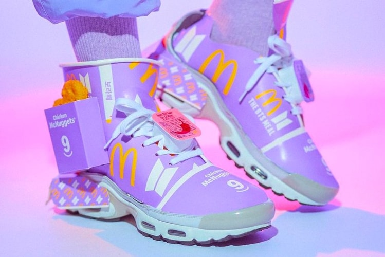 創意人士打造前衛 BTS x McDonald's 運動鞋履