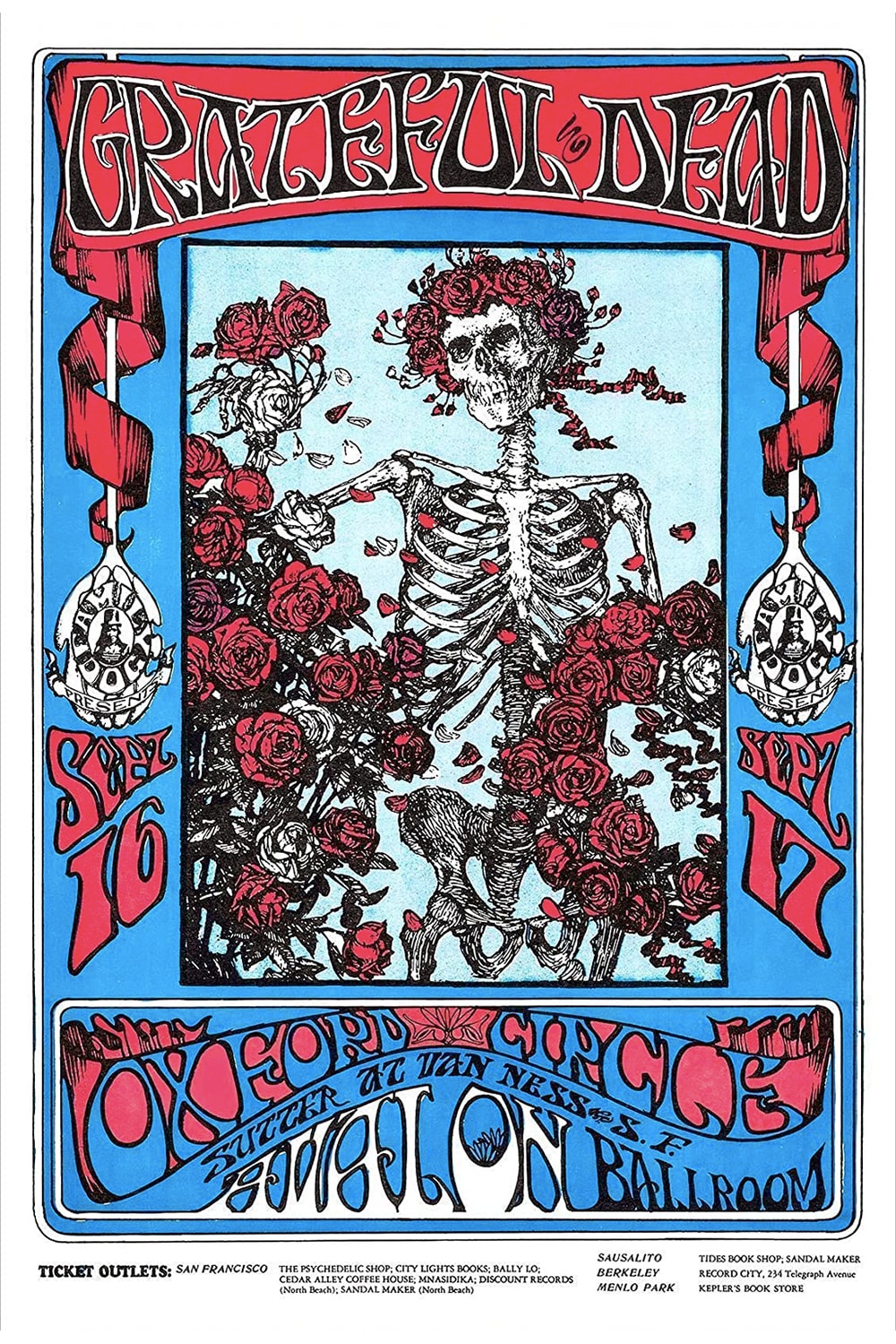 Grateful Dead 與他們的「骷髏玫瑰」如何開啓嬉皮士們的致幻藝術？