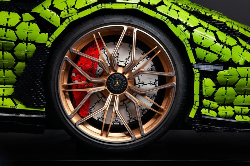 LEGO Technic 實體化 1:1 尺寸 Lamborghini Sián 超跑積木模型