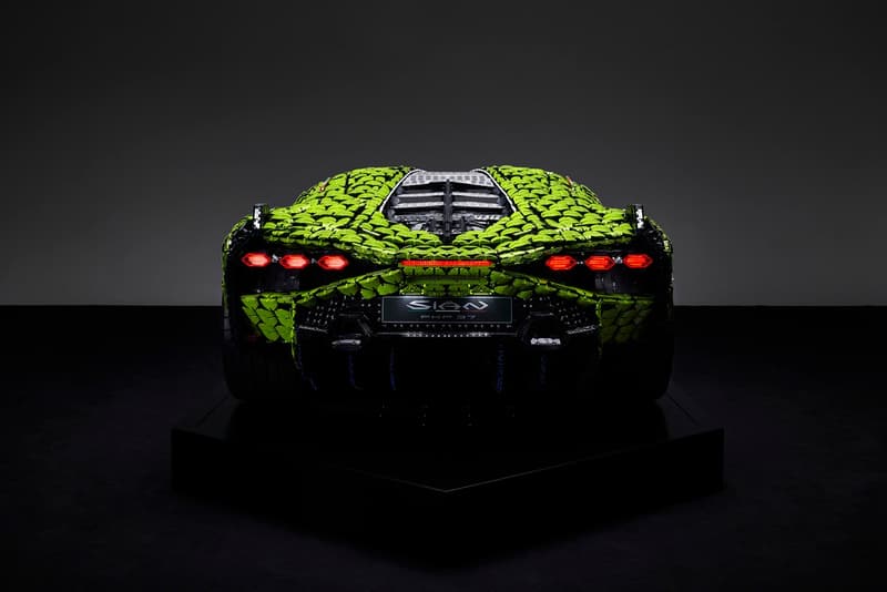 LEGO Technic 實體化 1:1 尺寸 Lamborghini Sián 超跑積木模型