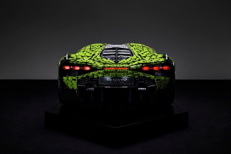 LEGO Technic 實體化 1:1 尺寸 Lamborghini Sián 超跑積木模型