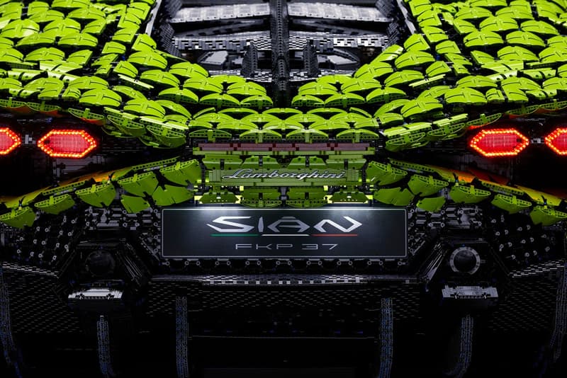LEGO Technic 實體化 1:1 尺寸 Lamborghini Sián 超跑積木模型