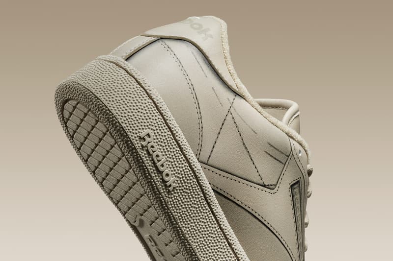 近赏 Maison Margiela x Reebok Classic Leather Tabi、Club C 全新配色「Natural Beige」