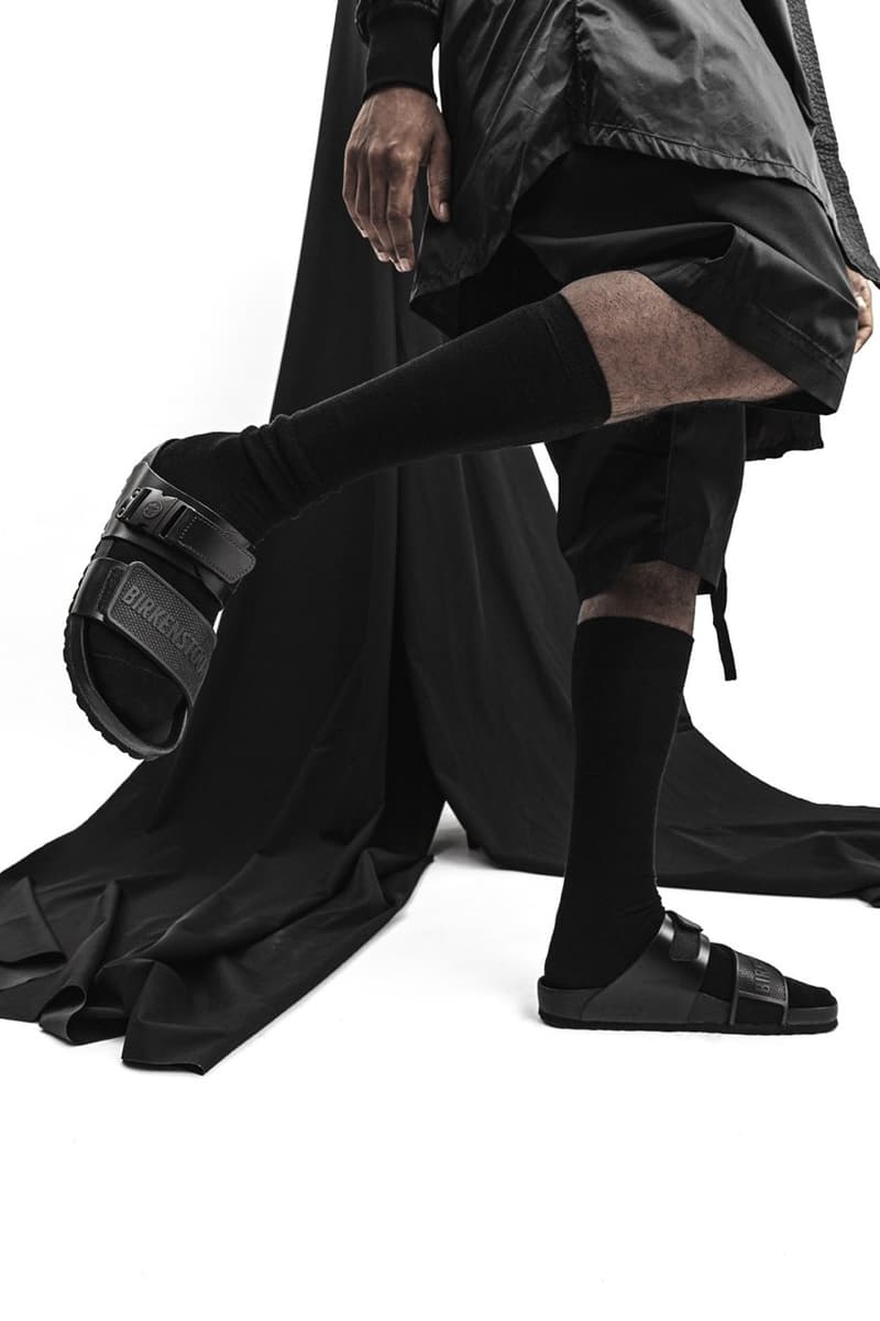 Rick Owens x Birkenstock 全新聯名系列鞋款發佈