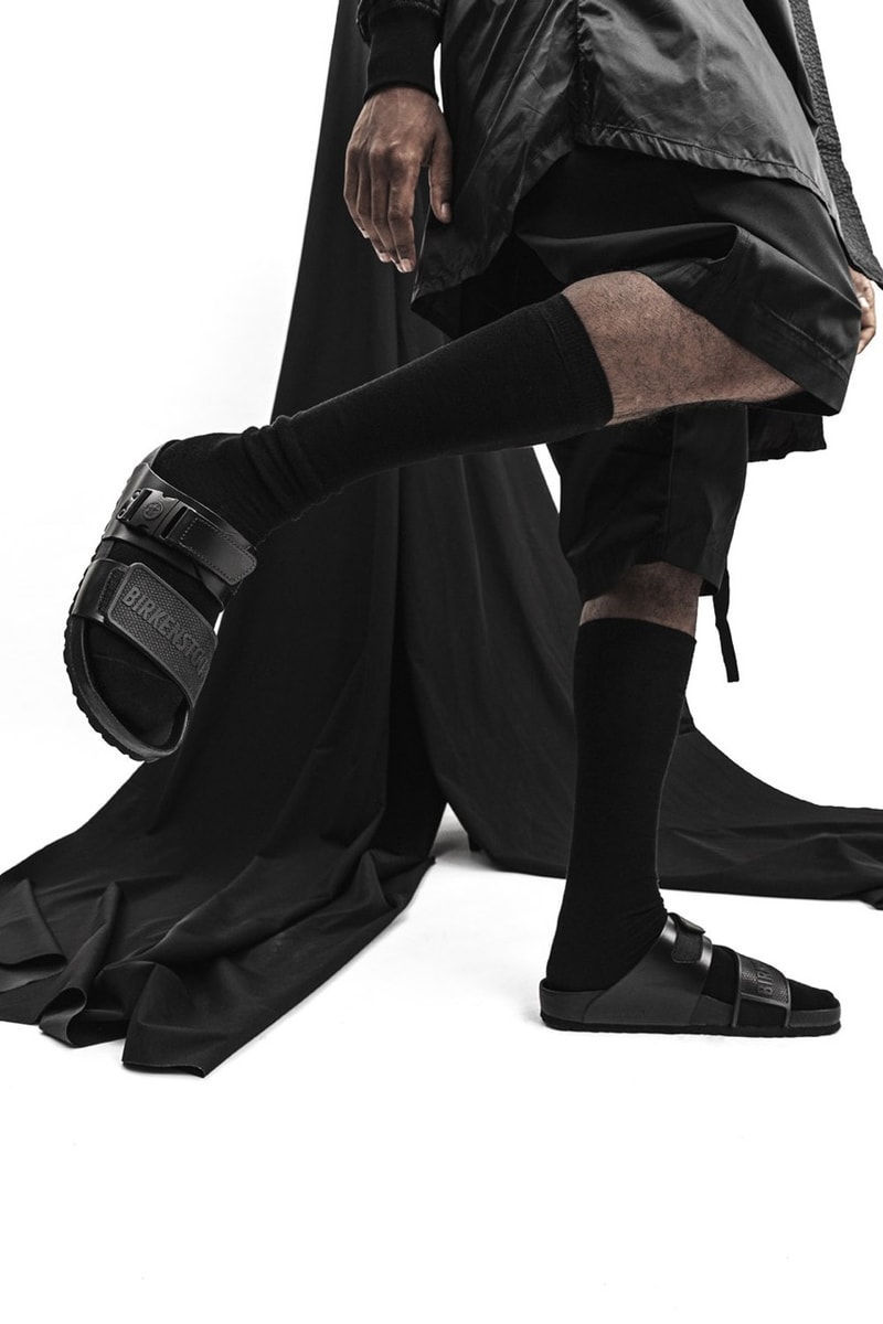 Rick Owens x Birkenstock 全新聯名系列鞋款發佈
