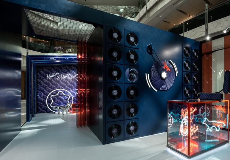 回顾 Montblanc x Maison Kitsuné 胶囊系列限时精品店