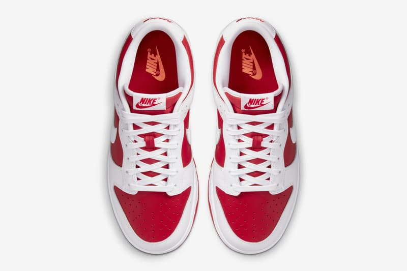 Nike Dunk Low「Championship Red」官方图辑、发售情报公布