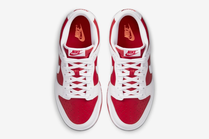 Nike Dunk Low「Championship Red」官方图辑、发售情报公布