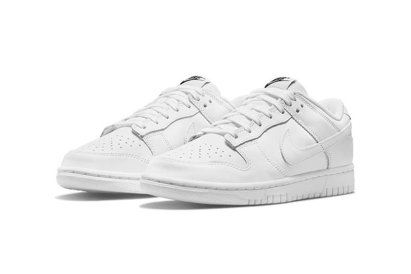 Nike Dunk Low 最新配色「Triple White」官方圖輯公佈