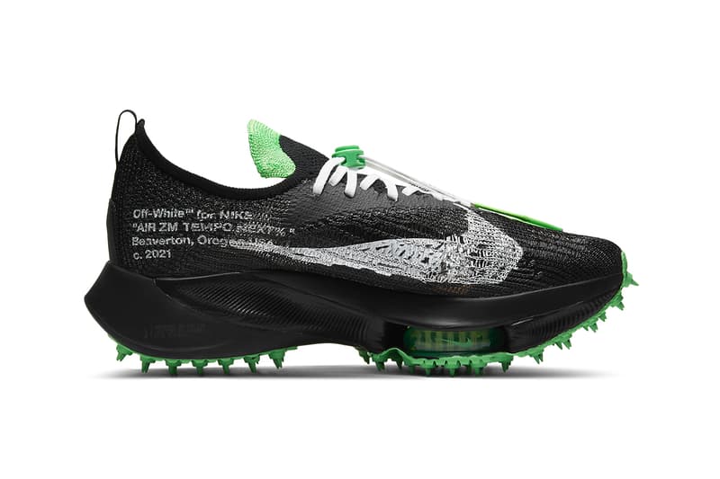 率先预览 Off-White™ x Nike Air Zoom Tempo NEXT% 官方系列图辑