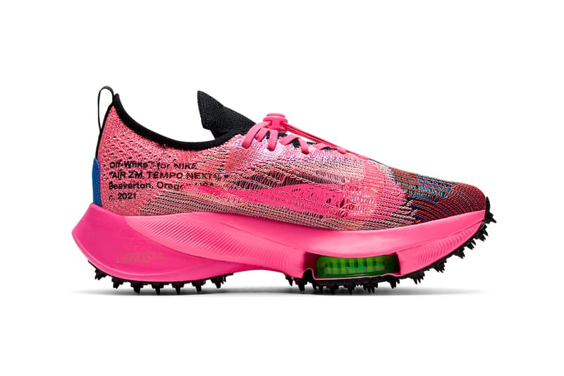 率先预览 Off-White™ x Nike Air Zoom Tempo NEXT% 官方系列图辑
