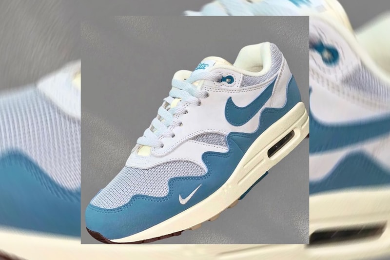Patta x Nike Air Max 1「Noise Aqua」全新聯乘鞋款率先曝光